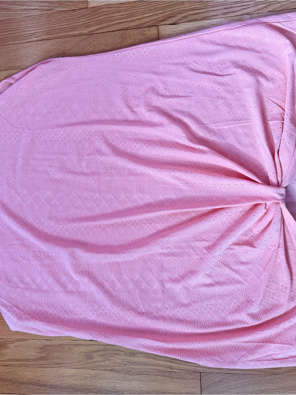 Women’s Pink Twist-Front Tank Top
